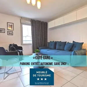  Appartamento Côté Gare - Gare - Centre-ville - Parking - Netflix - Wifi - Disney+ - Terrasse Francia