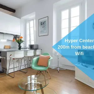  Appartement Nicelidays - Le Suede - Carré D'or - 2min From Beaches France
